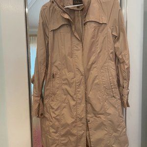 Cole Haan Ladies M Rain Jacket - Tan